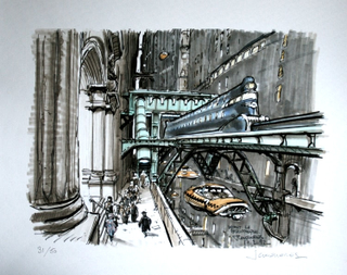 Illustration for article titled Astoundingly Beautiful Concept Art from The Fifth Element